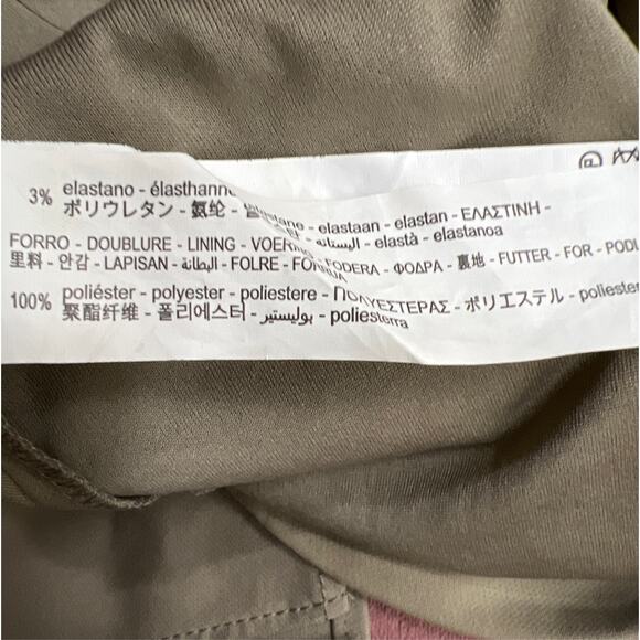 Zara Womens Sweetheart Neckline A-Line Mini Dress Size M Long Sleeve With Slit - Picture 10 of 10